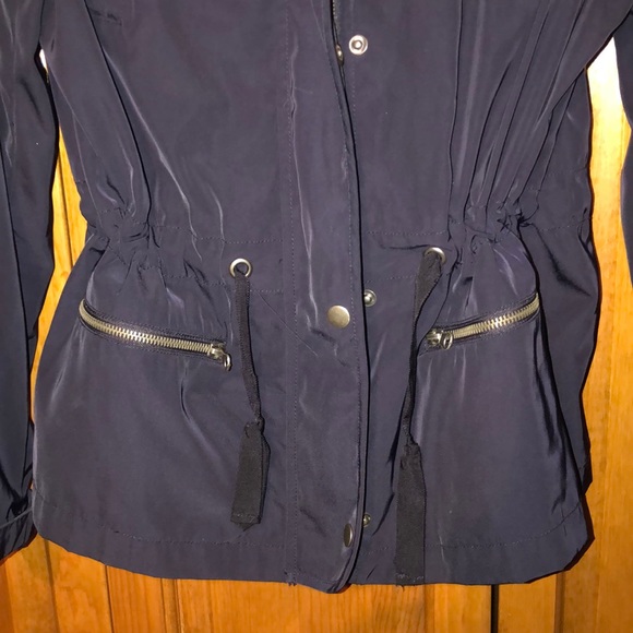 Navy blue waterproof jacket - Picture 2 of 4